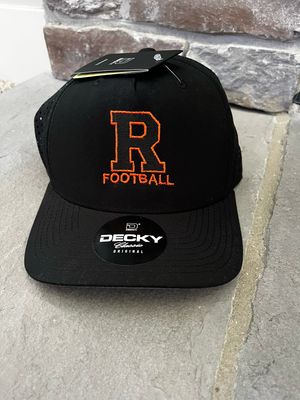R Football Perforated Back Performance Hat