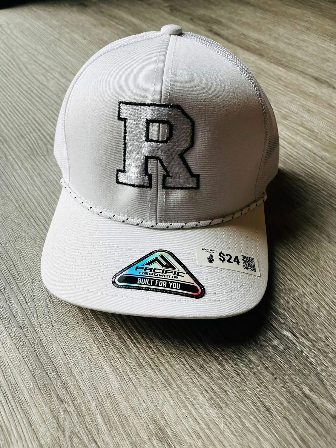 White &amp; Black R Hat