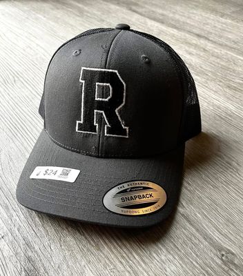 R Rockford Charcoal &amp; BLK Hat