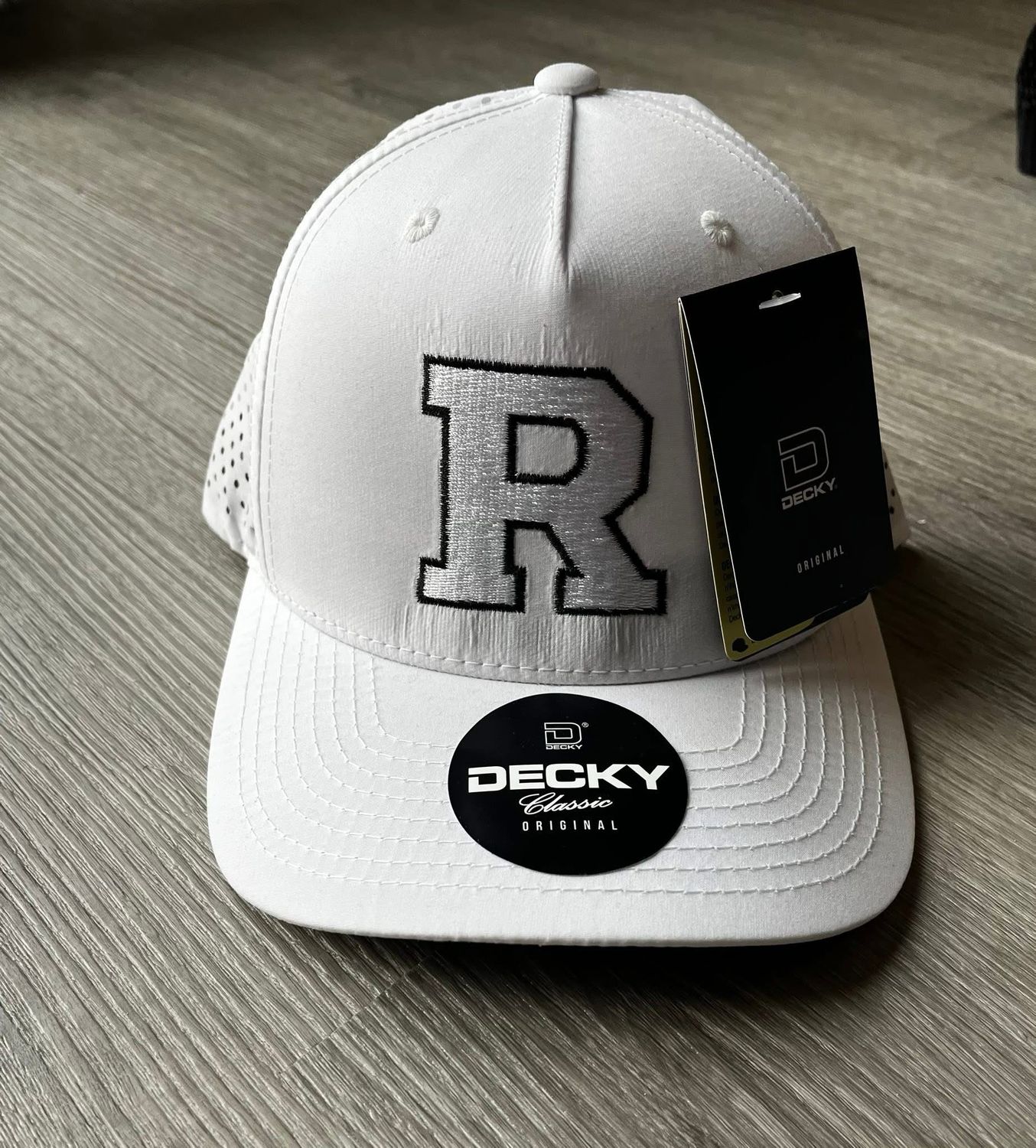White &amp; Black R Hat