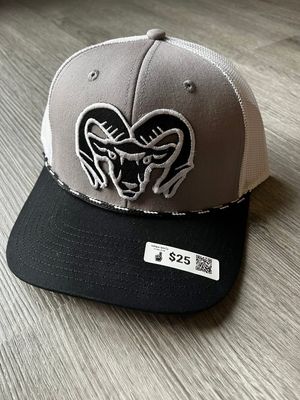 Tricolor Ram hat black/grey/white