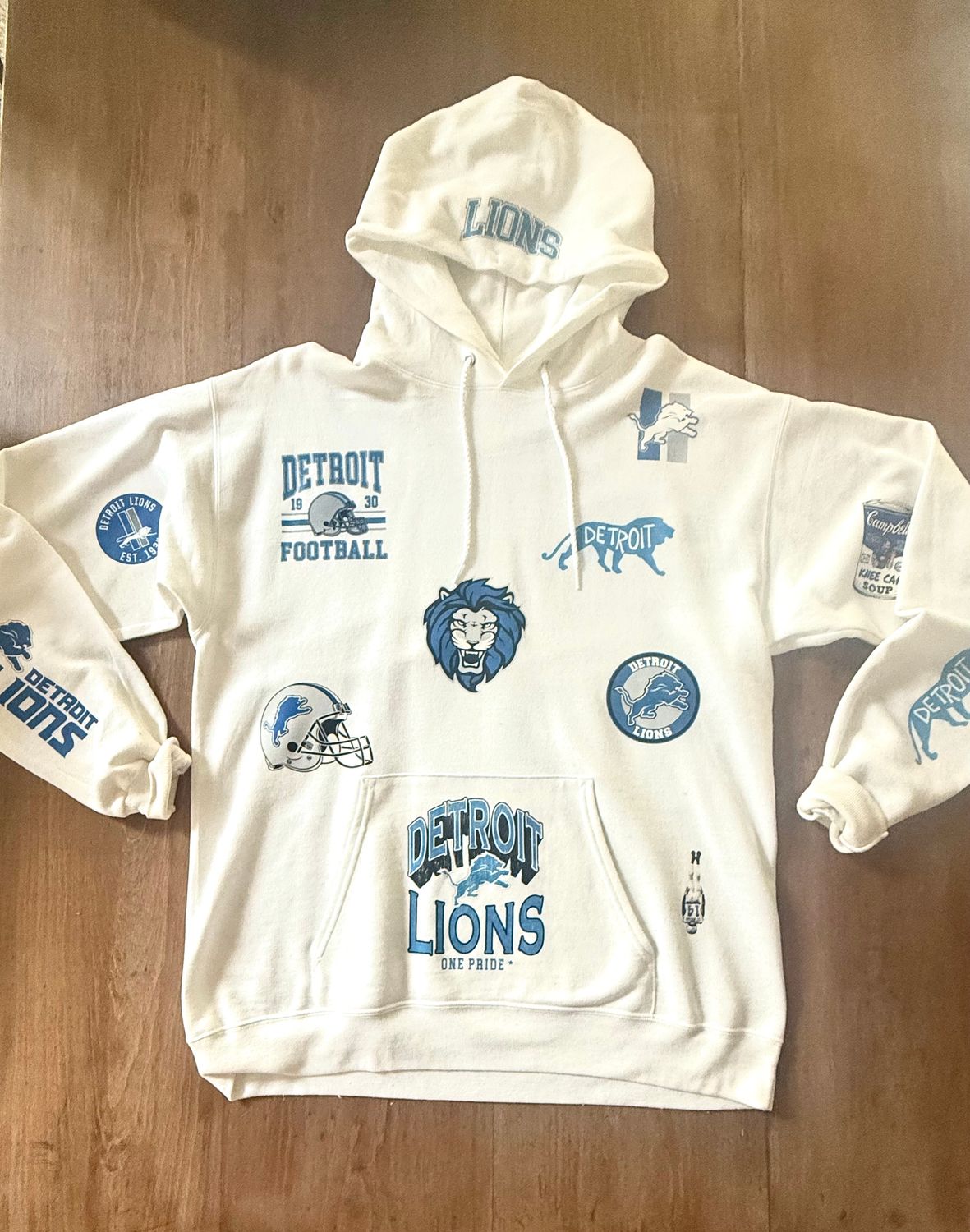 Detroit Lions Game-Day Couture Hoodie (Crewneck Available)