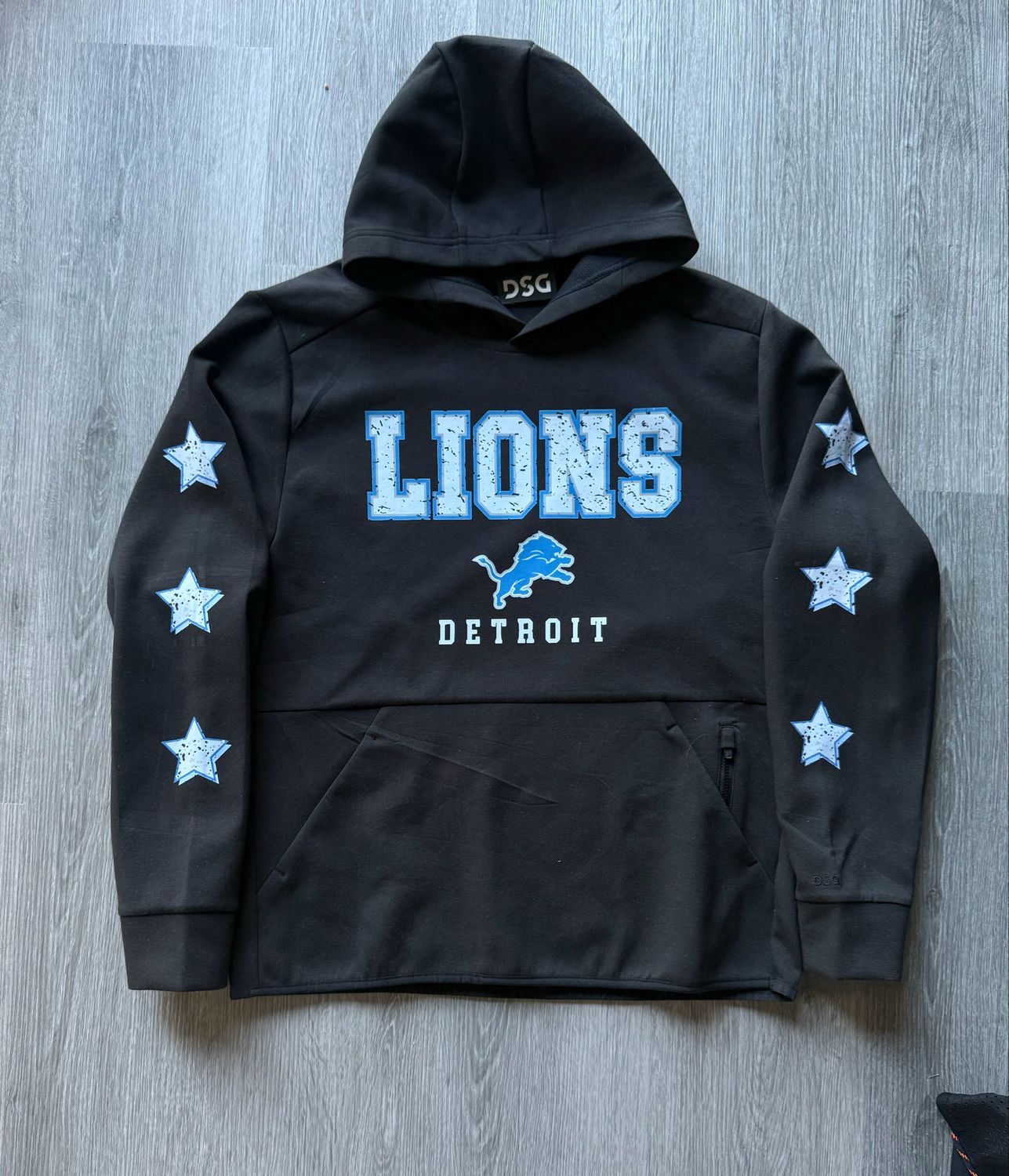 Detroit Lions Star Hoodie