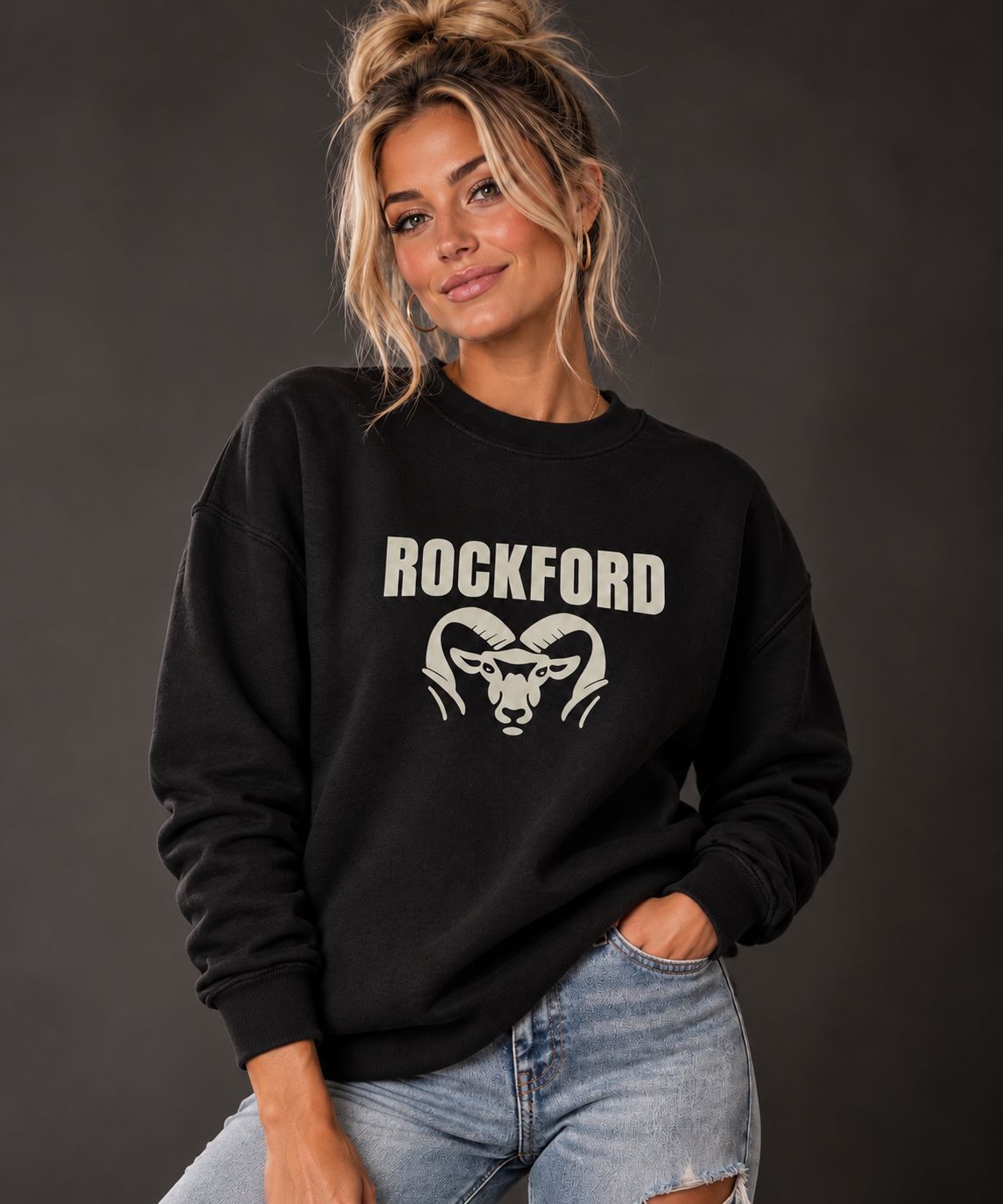 Black Out Crewneck Sweatshirt