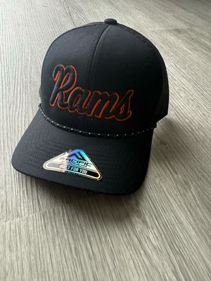 Raised Embroidered Rams Hat