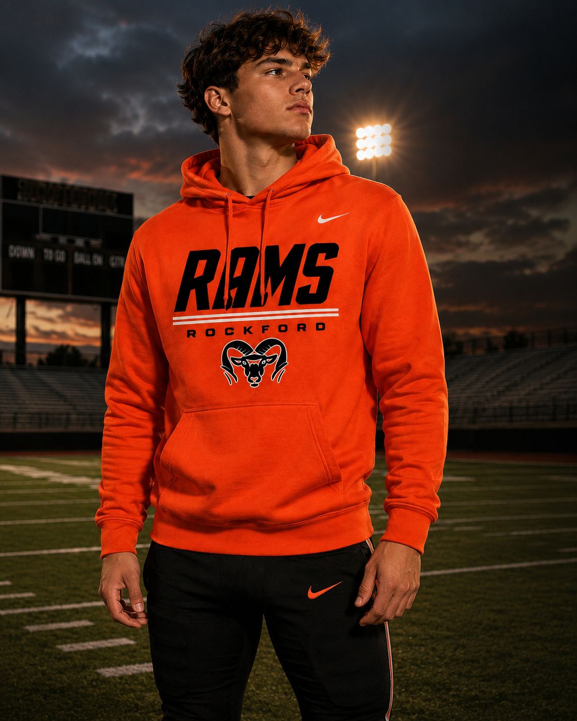 Orange Out Hoodie Or Tee