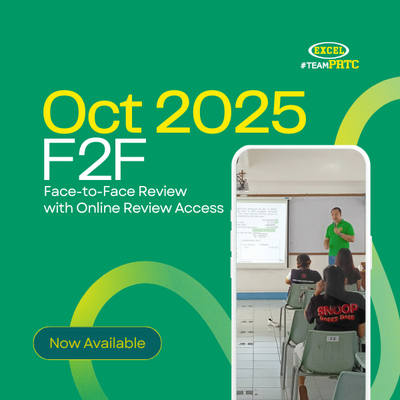 Oct 2025 Review Classes - Face-to-Face (Onsite - Manila)