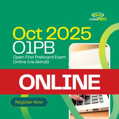 Oct 2025 Open First Preboard Examination (Online via Akindi)