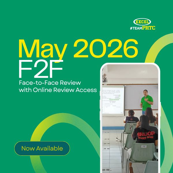May 2026 Review Classes - Face-to-Face (Onsite - Manila)