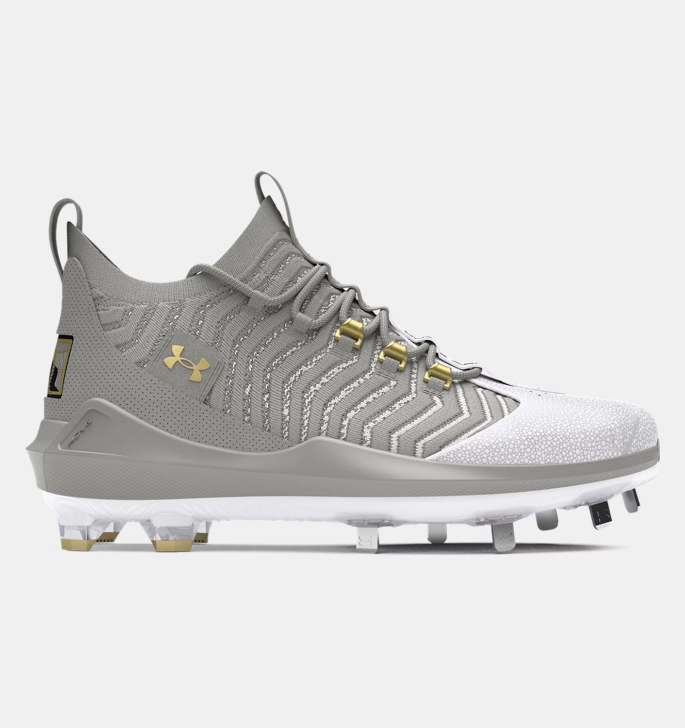 Men&#39;s UA Harper 9 Pro ST Baseball Cleats - Grey