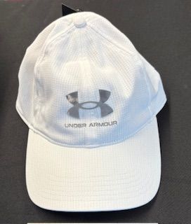 UA Hat White- One Size (ON)