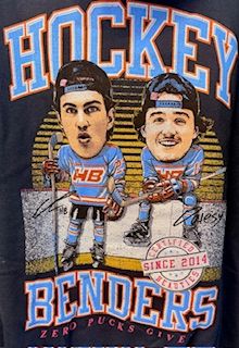 Hockey Benders Hoodie- Navy (ON)