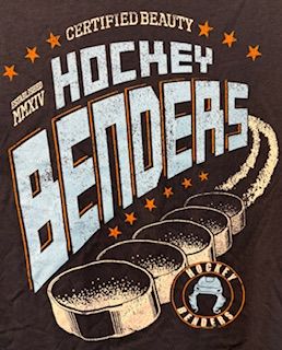Hockey Benders T-Shirts- Navy (ON)