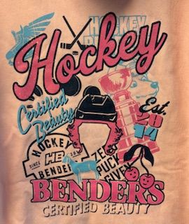 Hockey Benders Hoodie- Pink (ON)