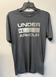 UA T-Shirt- Black And Silver (ON)