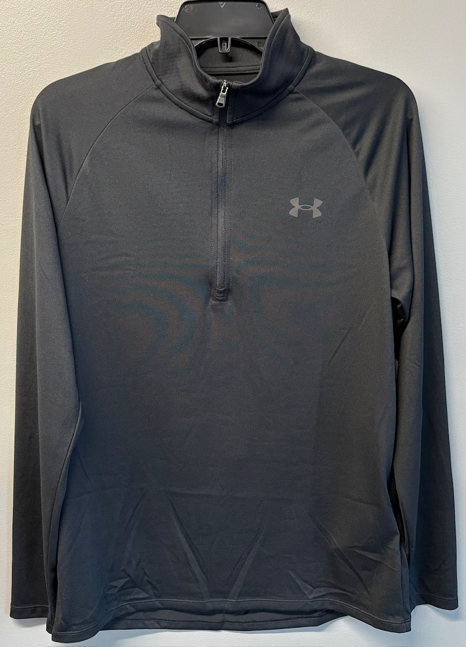 UA Quarter Zip- Black (ON)