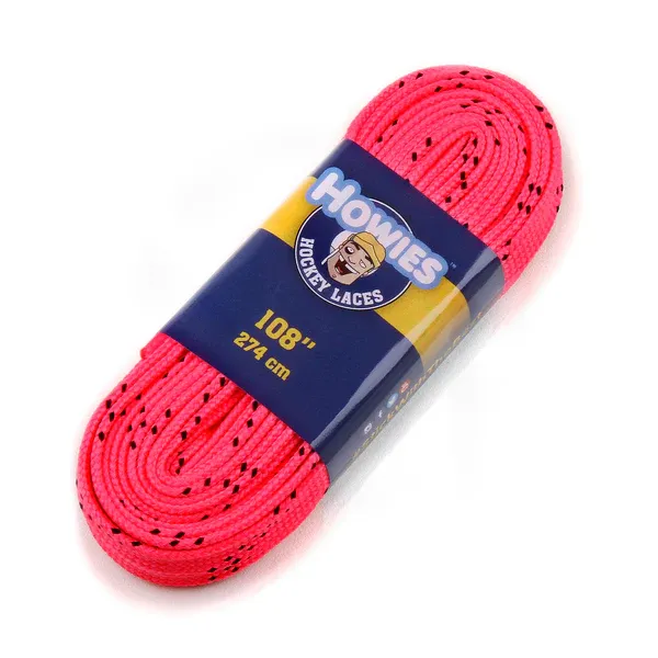 Howies Pink Cloth Hockey Skate Laces