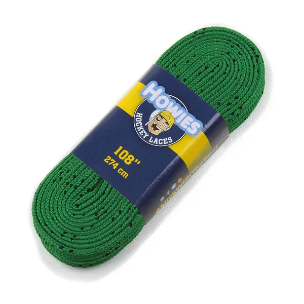Howies Dark Green Cloth Hockey Skate Laces