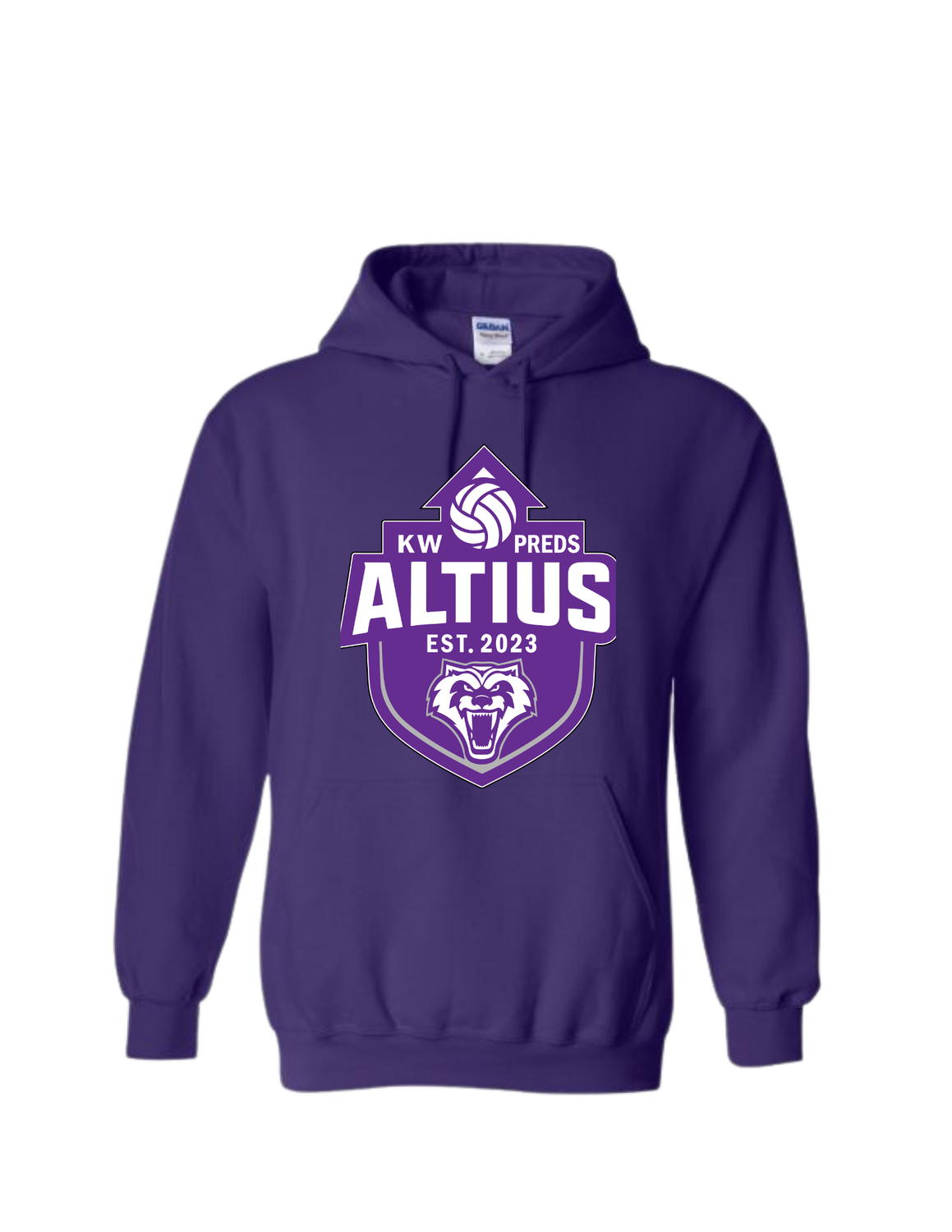 Gildan 1850 Heavy Blend 50/50 Hooded Sweatshirt - Purple