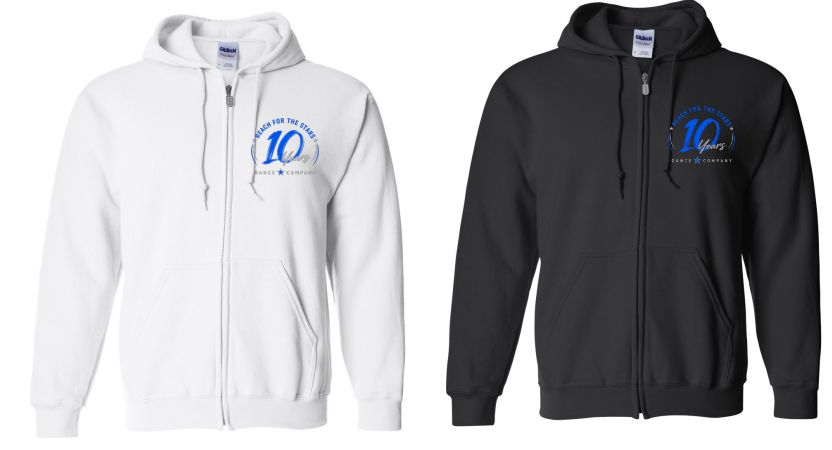 Gildan/ATC Zip Hoodie (embroidered) - Season 10 Logo