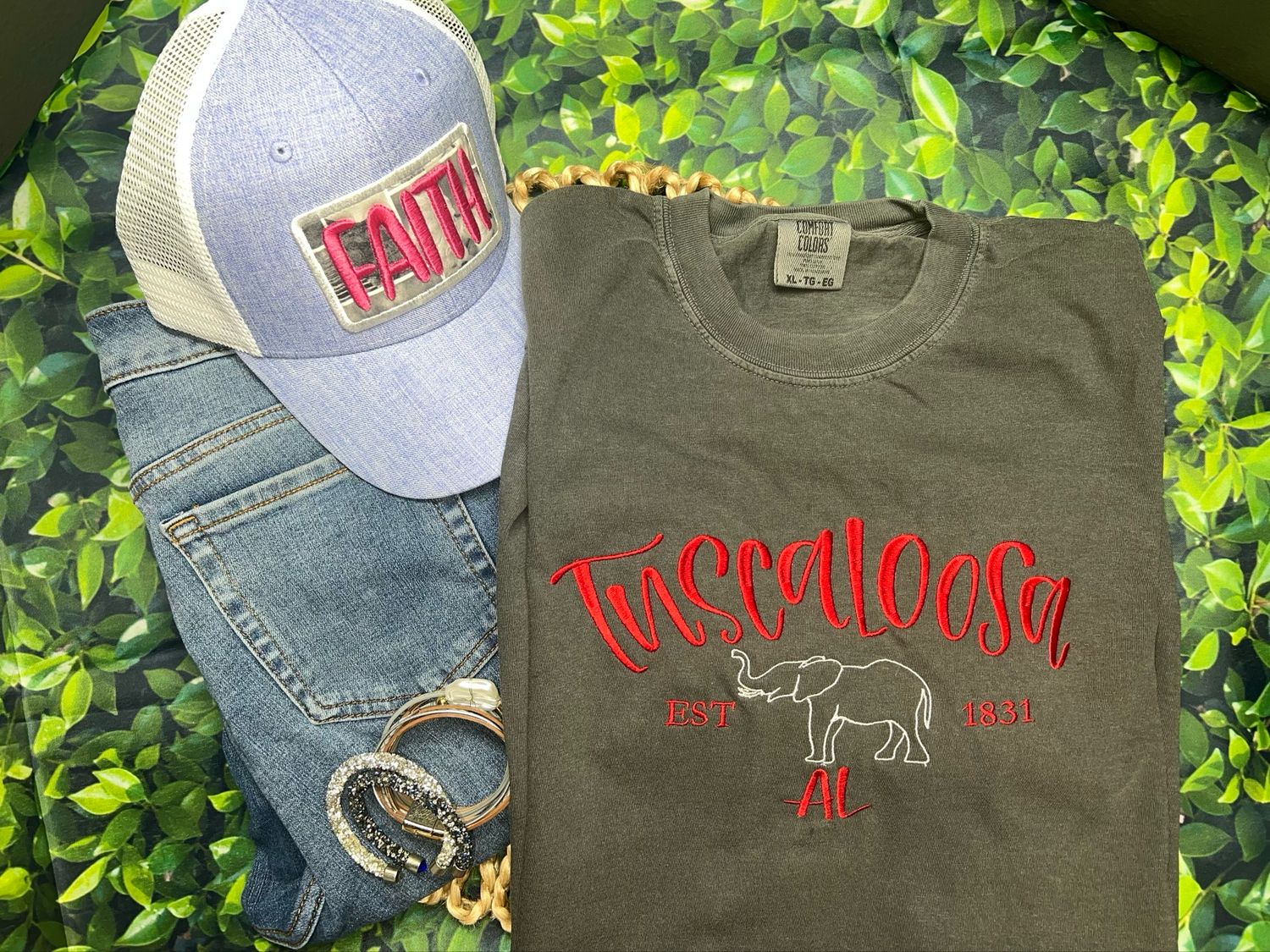 Embroidered Tuscaloosa Comfort Colors Tshirt