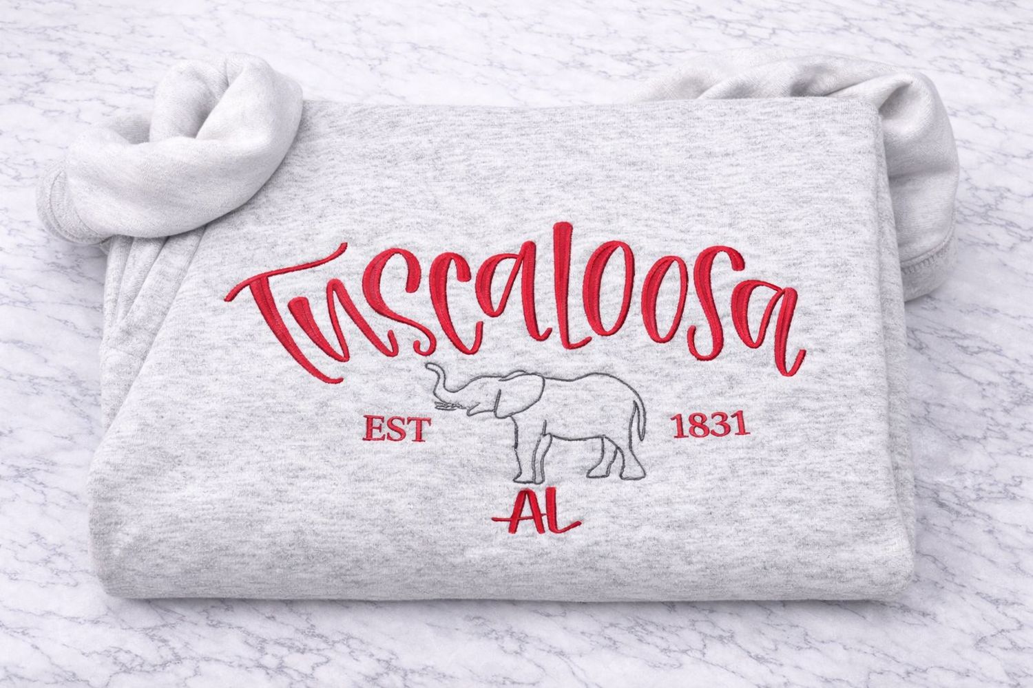 Cozy Tuscaloosa Embroidered Gildan Sweatshirt