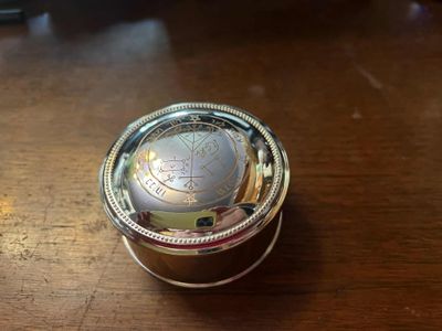 Jupiter in Cancer - Bariel&#39;s Seal - Silver Talismanic Box