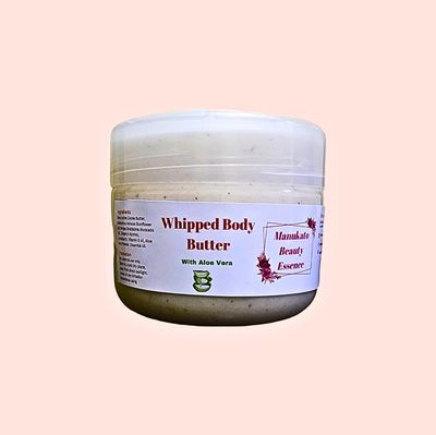 Whipped body butter with aloe vera