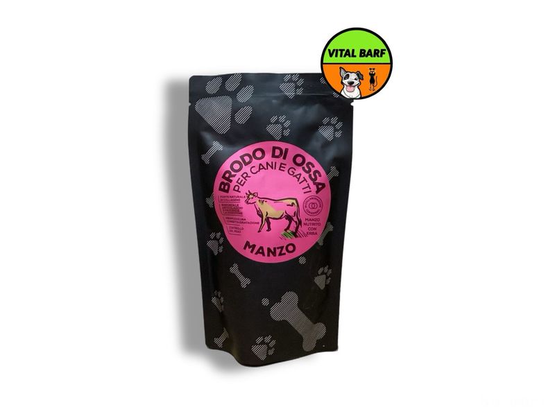 Brodo di Manzo - Per Cani e Gatti