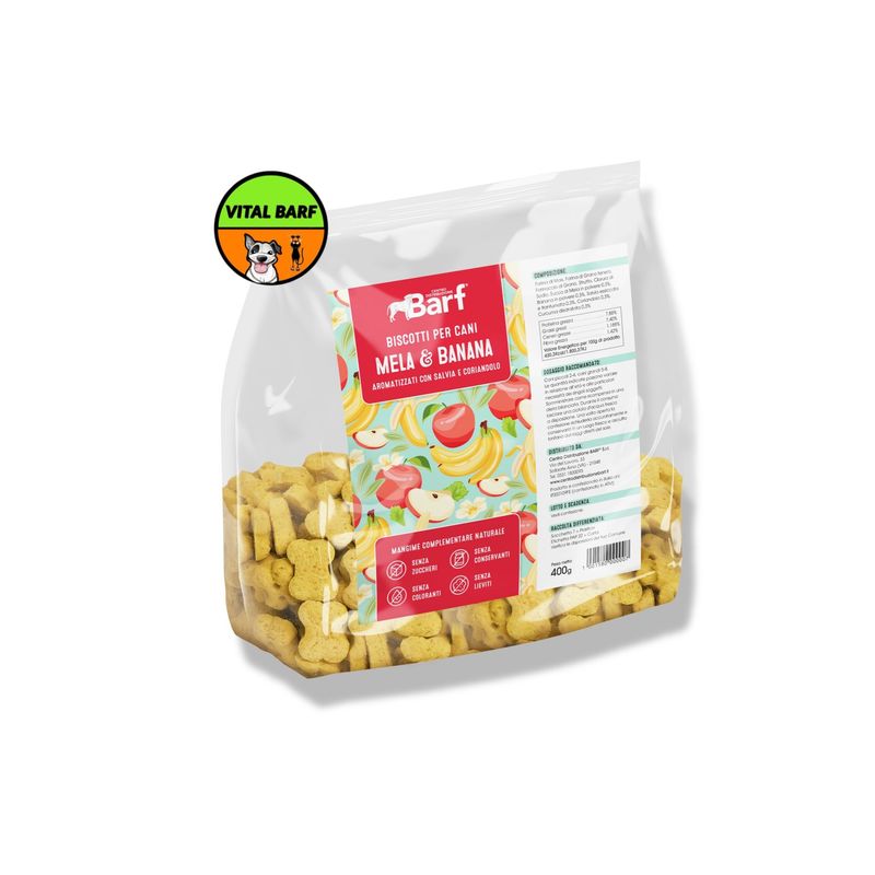 Mela e Banana - Biscotti per Cani