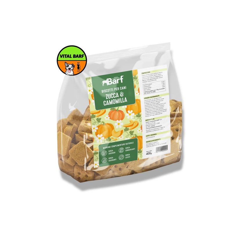 Zucca e Camomilla - Biscotti per Cani