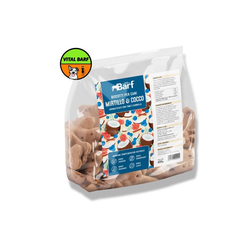Mirtillo e Cocco - Biscotti per Cani
