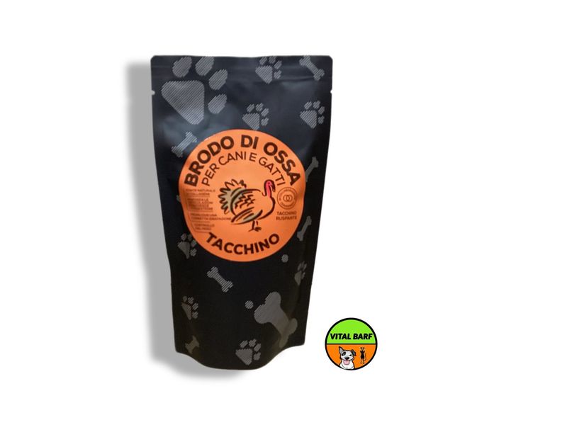 Brodo di Tacchino - Per Cani e Gatti