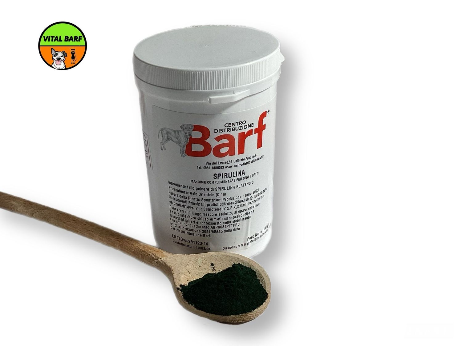 Alga Spirulina - Mangime Complementare per Cani e Gatti