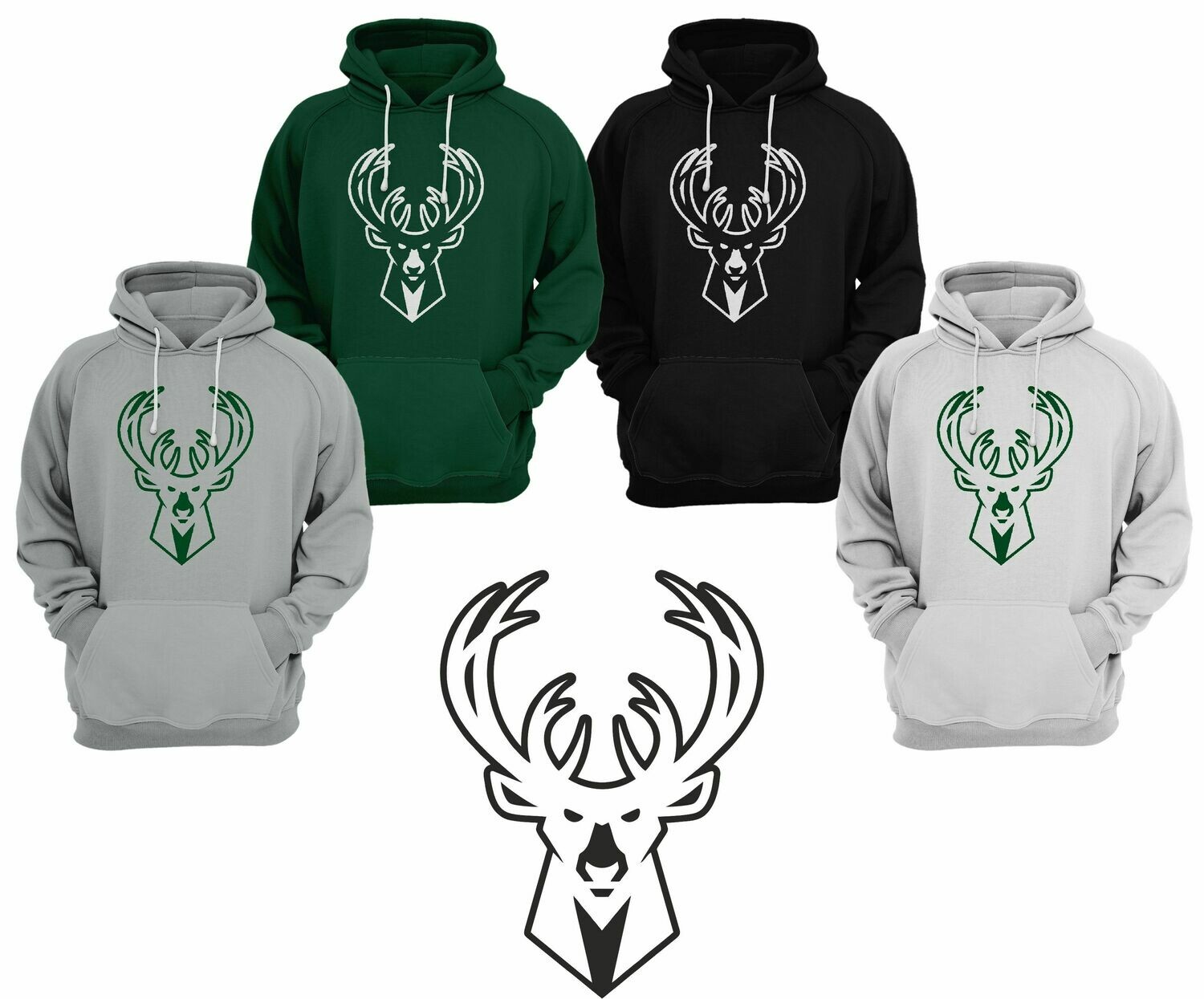 fear the deer green SMALL fear the deer green SMALL