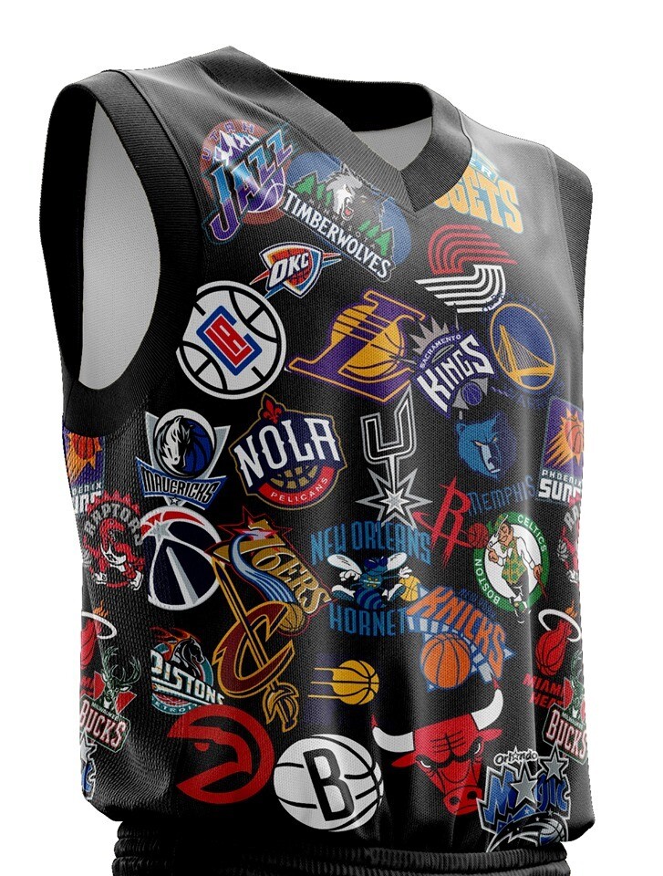 Full Logo Black Jersey B