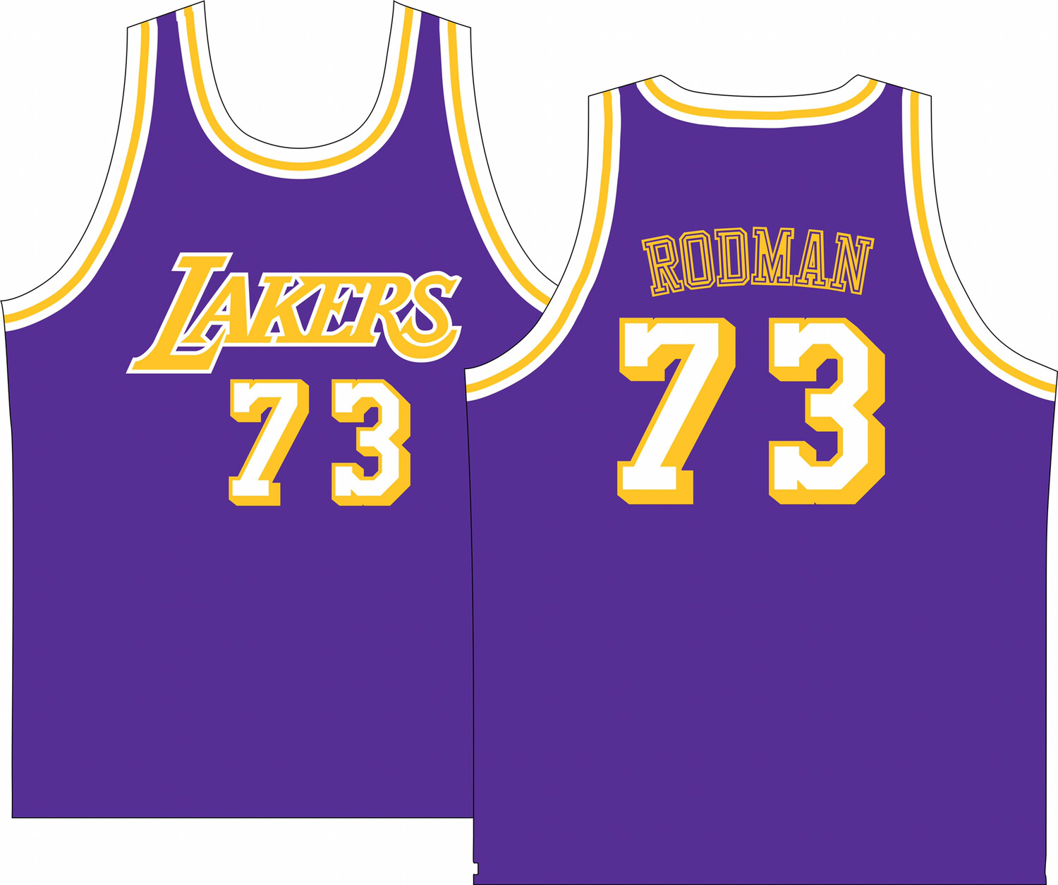 Vintage Rodman Lakers Shirt