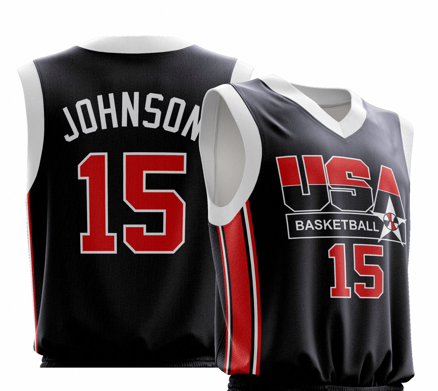 Vintage Magic Johnson USA  Navy Shirt