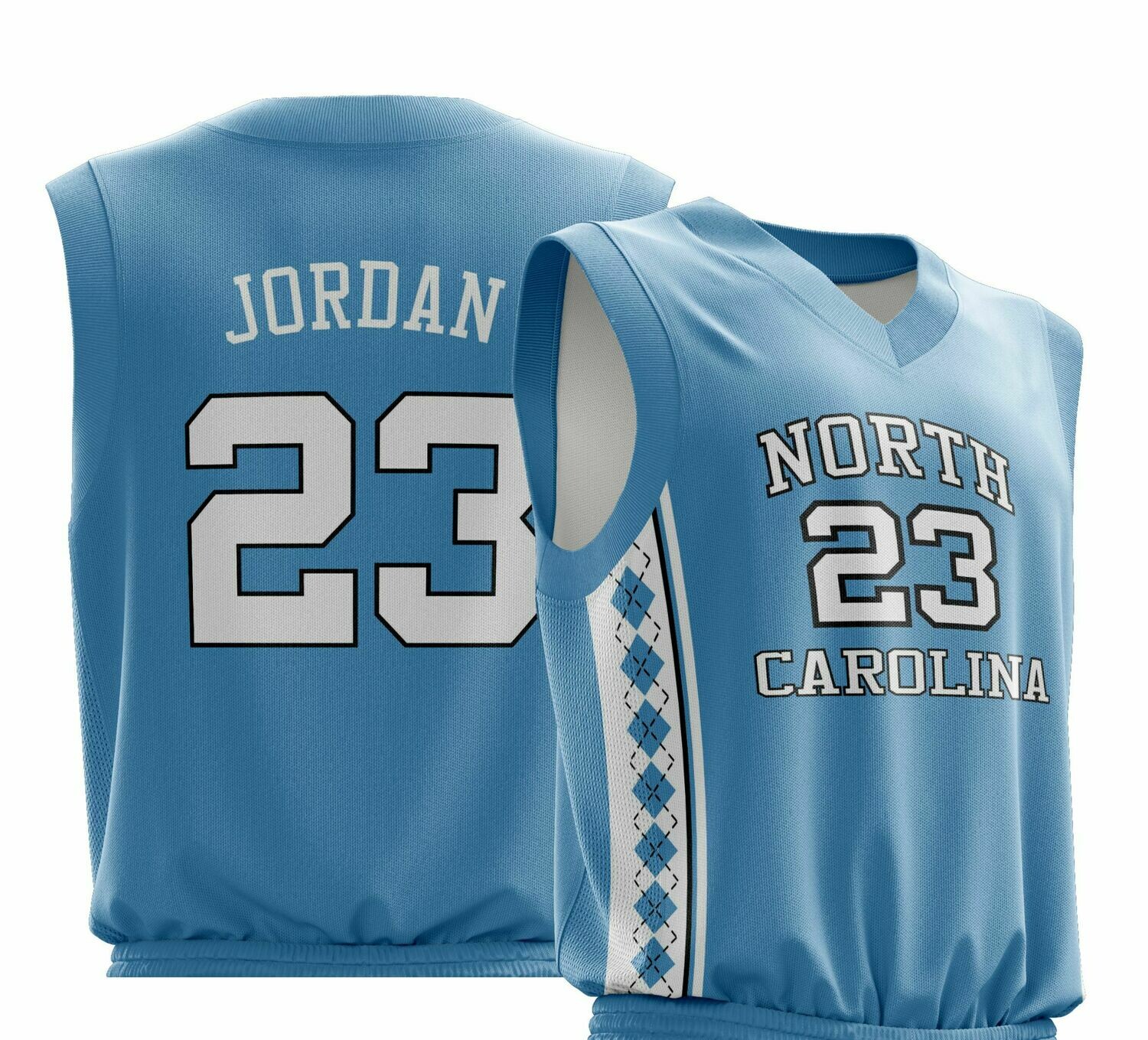 Vintage MICHAEL North Carolina Sky Blue  Shirt