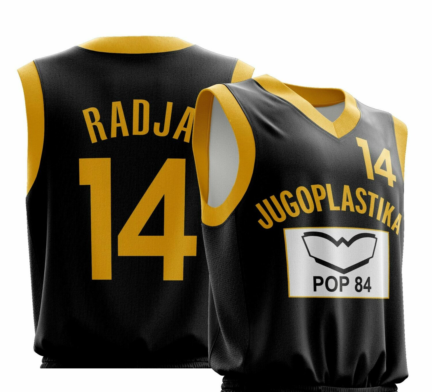 Vintage Radja Pop84 Black  Shirt