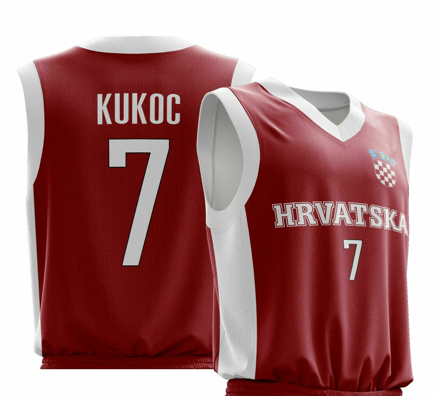 Vintage Kukoc Red  Shirt