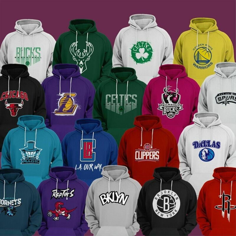 Team logos hoodies