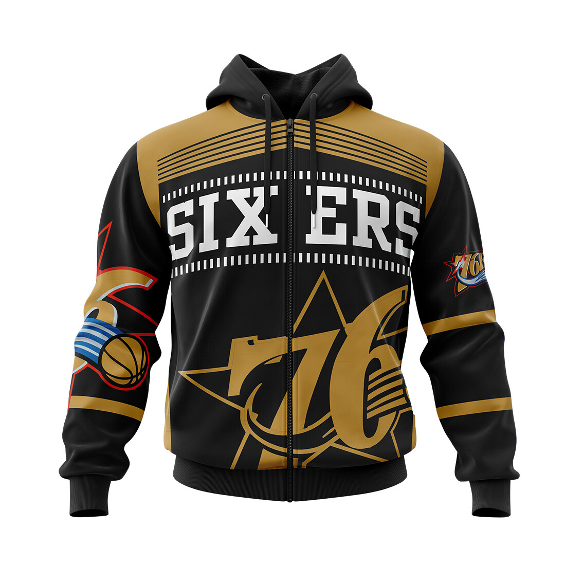 Sixers  digital full zip