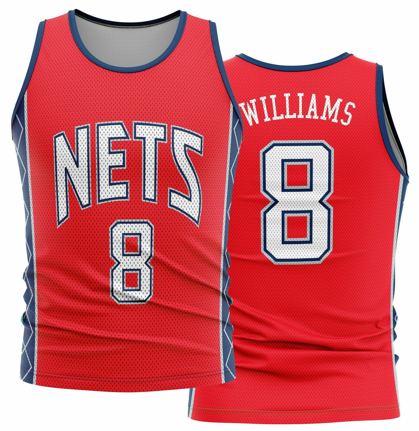 Vintage Deron Williams New Jersey  Shirt