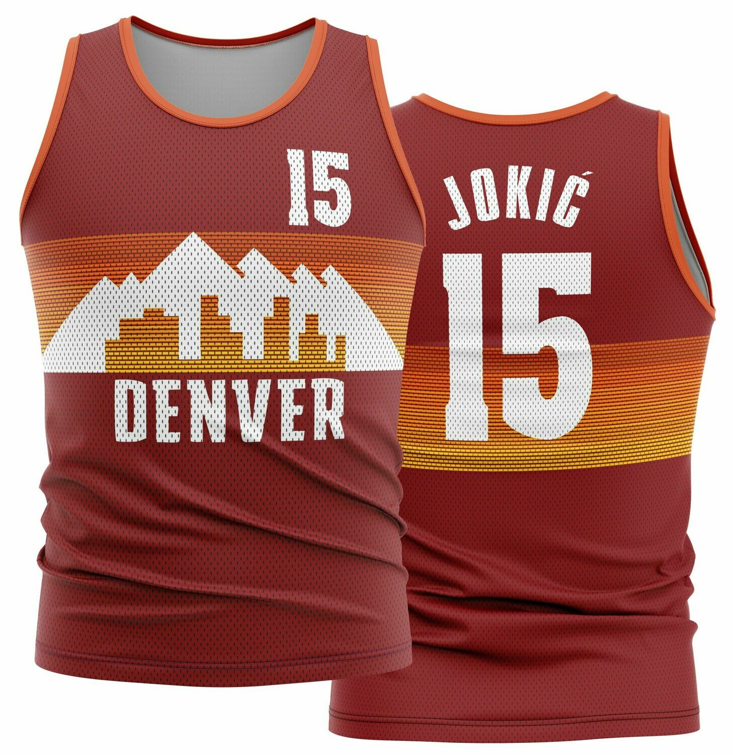 Nikola Jokic Red Jersey