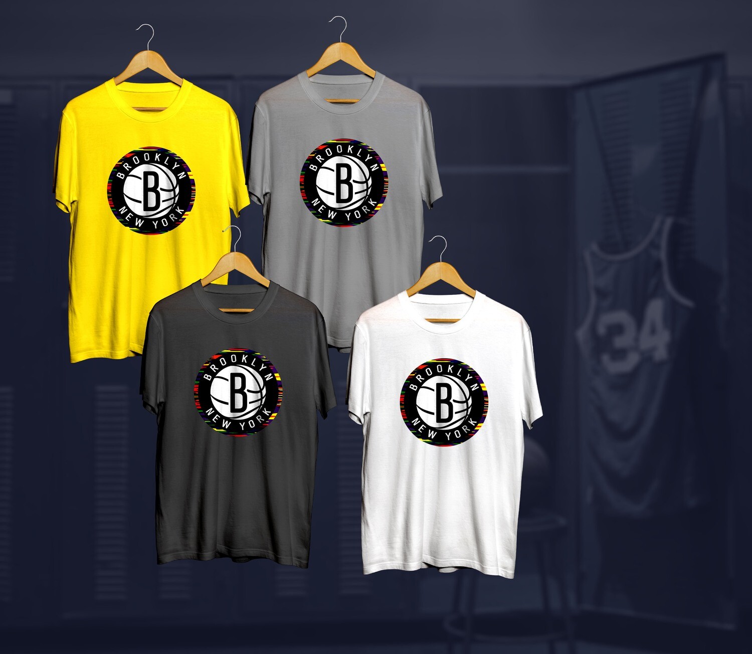 Brooklyn color   t-shirts