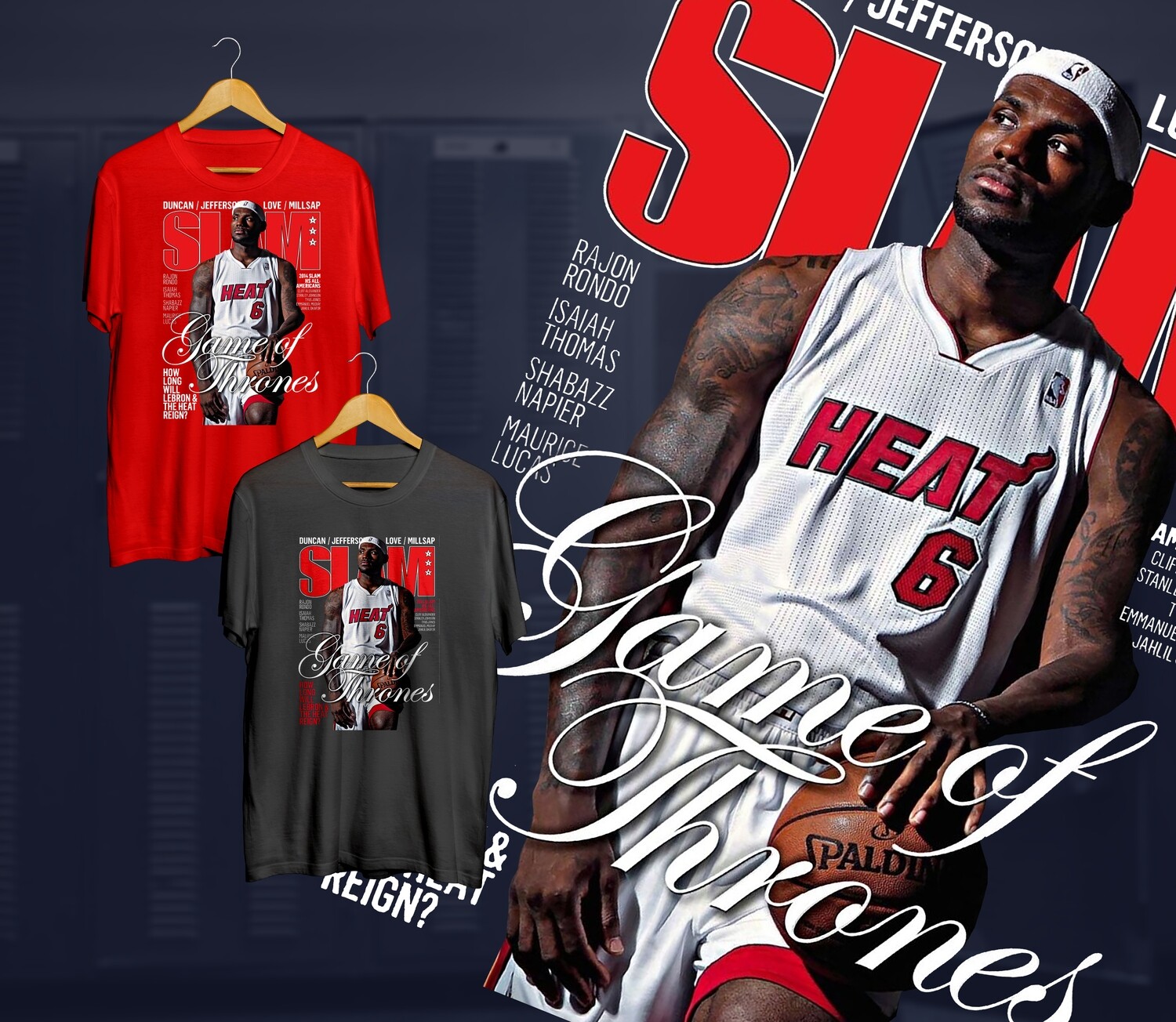 Bron Heat Slam t-shirt Bron Heat Slam t-shirt