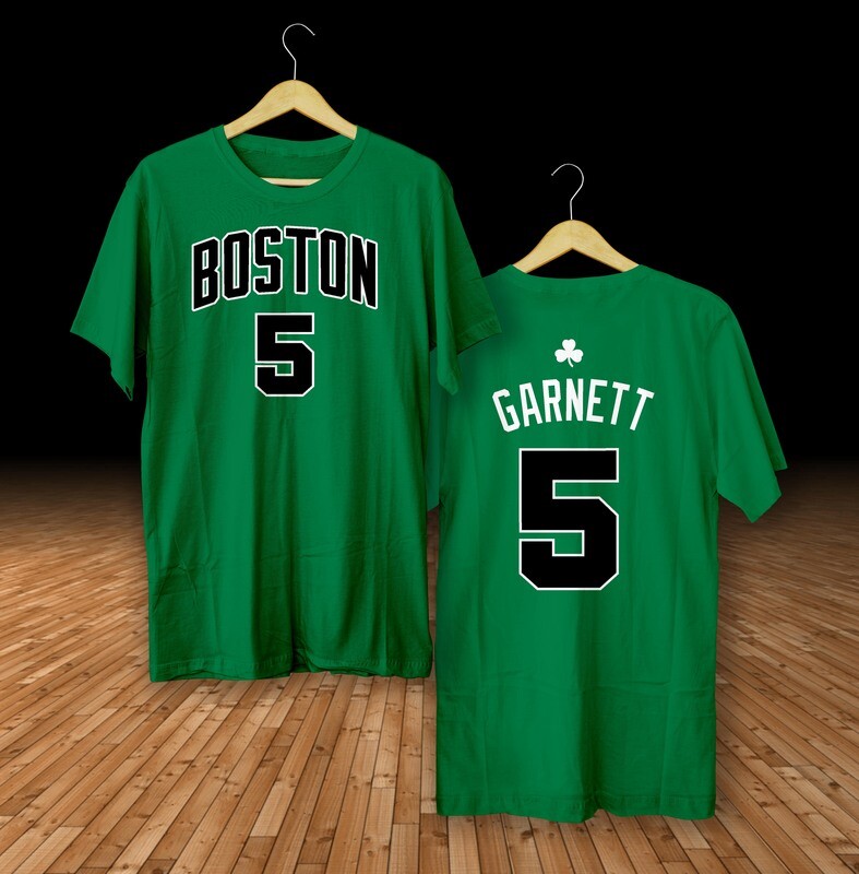 Garnett Boston green t-shirt