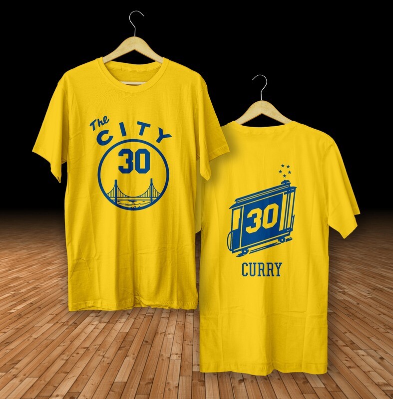 Curry city yellow  t-shirt