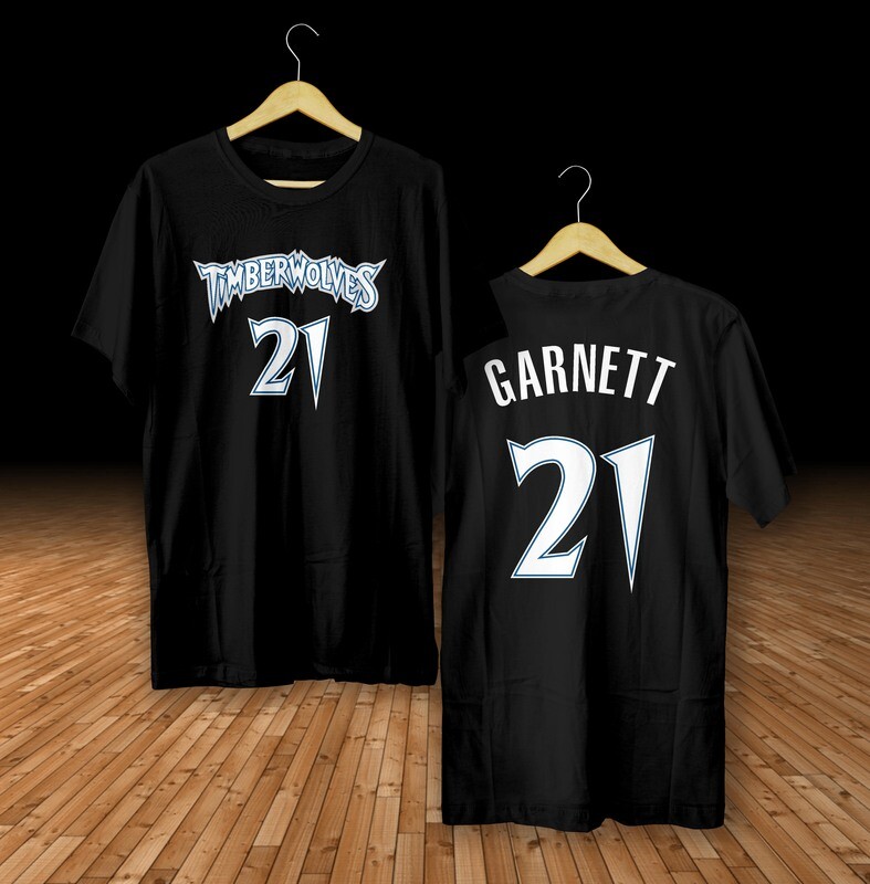 Garnett Minesota black  t-shirt